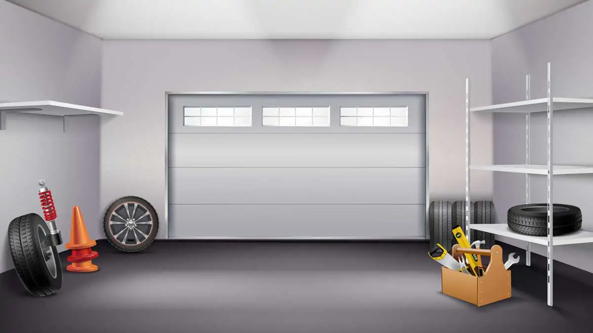 upgraded garage door