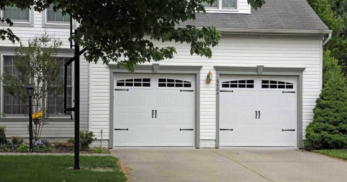 double car insulated garage door