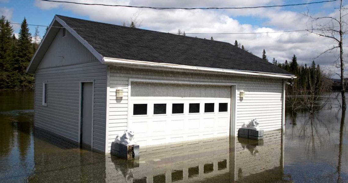 garage flooded under water