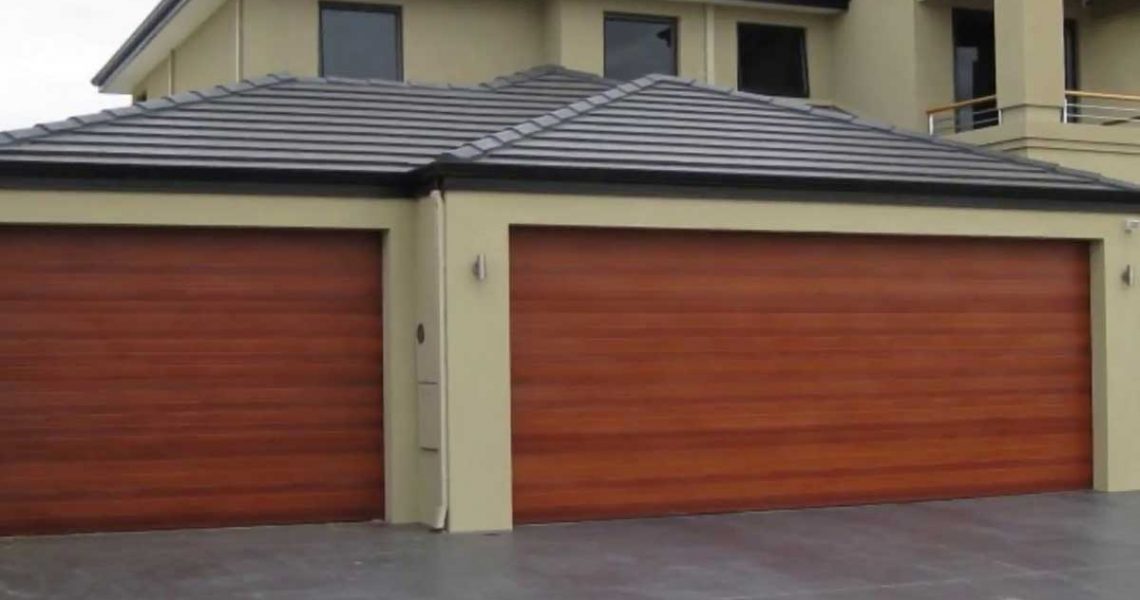 double door roll up garage door